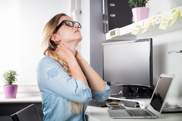 experiencing back or neck pain from working from home
