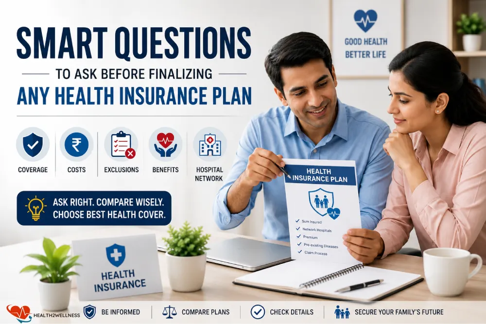 15 Smart Questions to Ask before Finalizing Any Health Insurance Plan