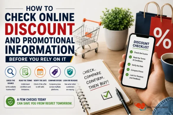 how to check online discount and promotional information